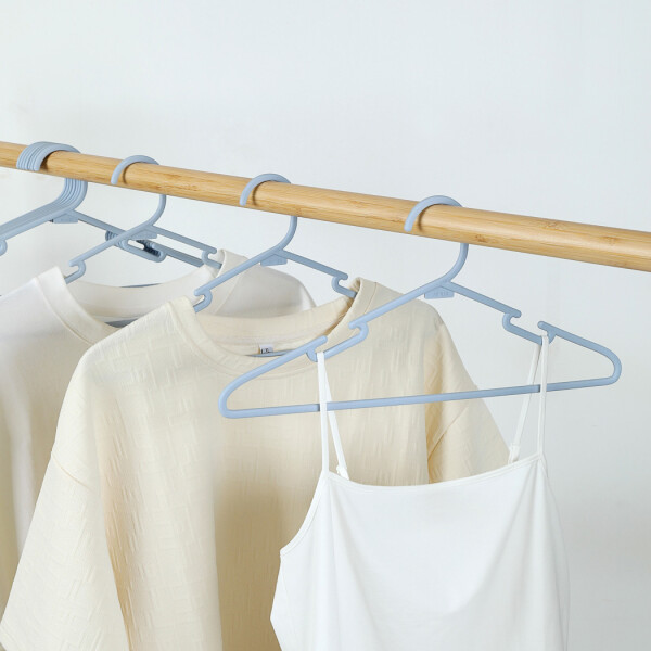 Perchas antideslizantes 10pcs azul