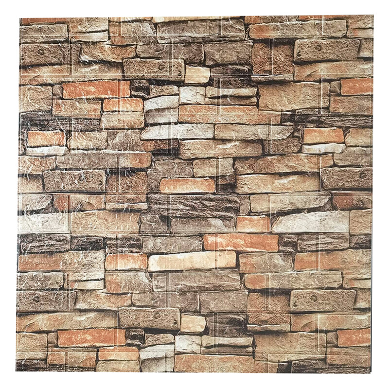 Set x10 Placa De Revestimiento simil piedra GRANITO RÚSTICO OXIDO