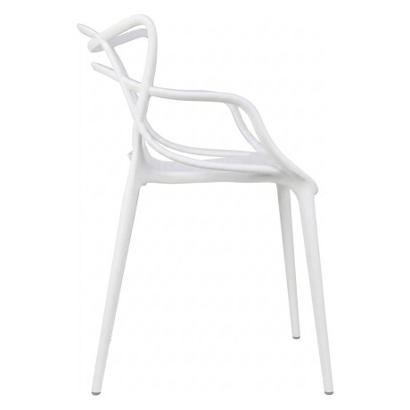 Silla Diseño Comedor Living Poliprop UV 150kg Karmen Blanco