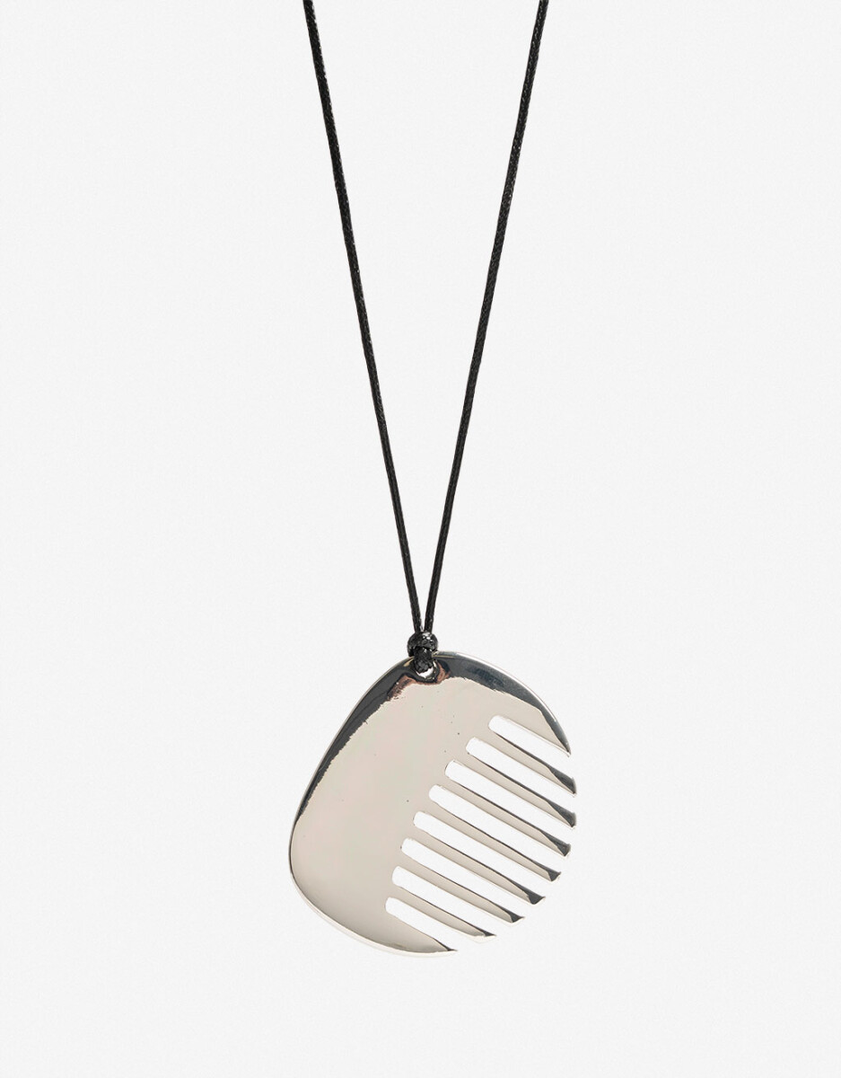 Collar Largo Maxi Pieza Metal 