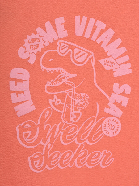 REMERA DINO CORAL