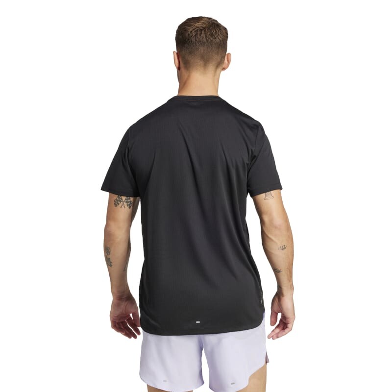 Remera Adidas Run It Negro
