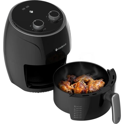 Freidora Air Fryer Cadence Super Cook 3.8L Negro Freidora Air Fryer Cadence Super Cook 3.8L Negro