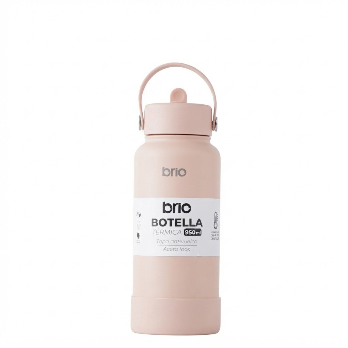 Botella Térmica Brio 950ml Acero Inox - Salmón 