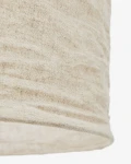 Pantalla para lámpara de techo Mariela de lino con acabado beige Ø 40 x 60 cm Pantalla para lámpara de techo Mariela de lino con acabado beige Ø 40 x 60 cm