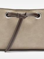 Bolso Bandolera Efecto Piel taupe