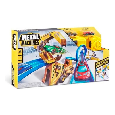 Metal Machines Pista Construcción Destrucción con 2 Vehículos Metal Machines Pista Construcción Destrucción con 2 Vehículos