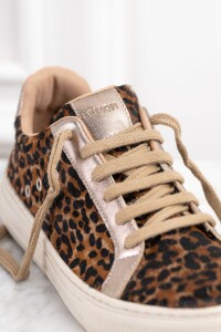 Zapatilla Animal Print Marron