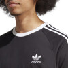 Remera Adidas Original 3-Strippes de Hombre - IA4845 Negro-blanco