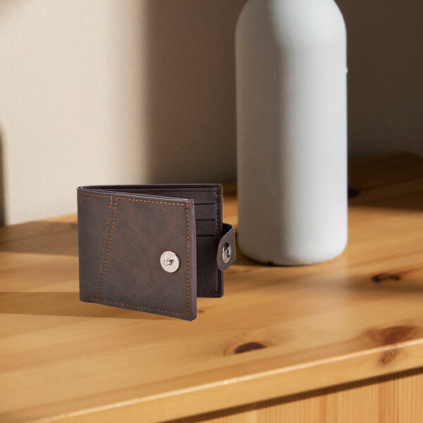 BILLETERA HOMBRE BALTIC MARRON SIMIL CUERO BILLETERA HOMBRE BALTIC MARRON SIMIL CUERO