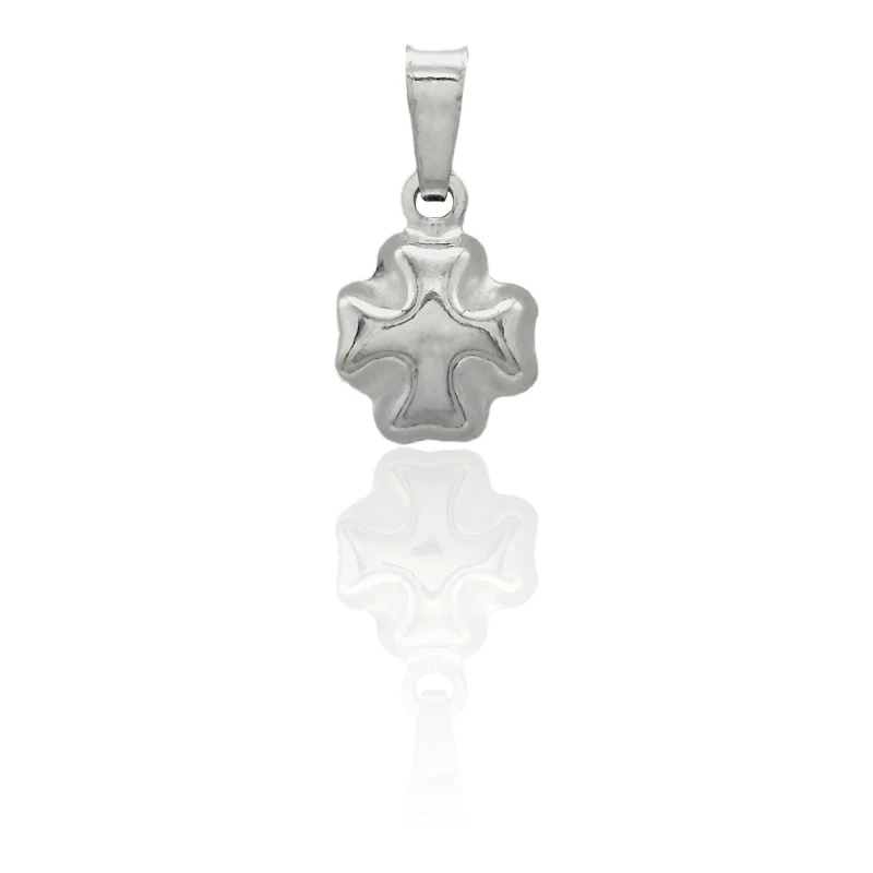 Dije Cruz-Plata 925 Inflada-Sin Piedra-CP3139 sinpiedra