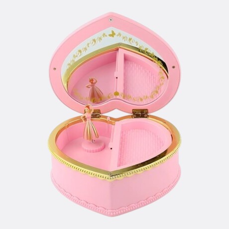Caja Musical Corazón Bailarina Tutu Rosa Caja Musical Corazón Bailarina Tutu Rosa