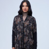Cardigan Oversized Zip NEGRO/MULTI