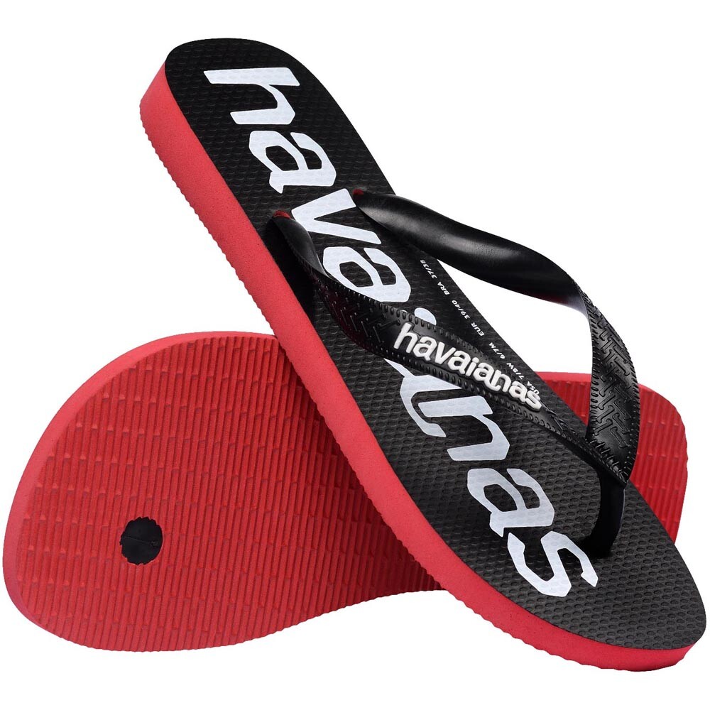 Sandalias Havaianas Top Logomania 2 Hombre Rojo Hibisco