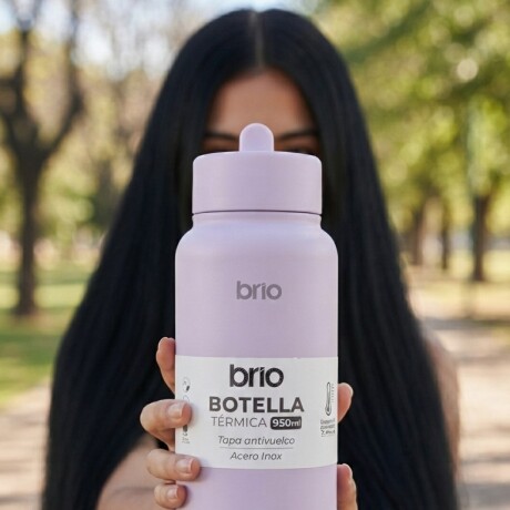 Botella Térmica Brio 950ml Acero Inox Lavanda