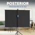 Pantalla De Proyección Con Trípode 100 Pulgadas HD 220cm largo x 120cm Variante Color Negro