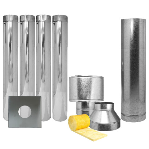 Kit De Techo Tromen Acero Inoxidable 6" KIT DE TECHO TROMEN 6" INOXIDABLE 32091