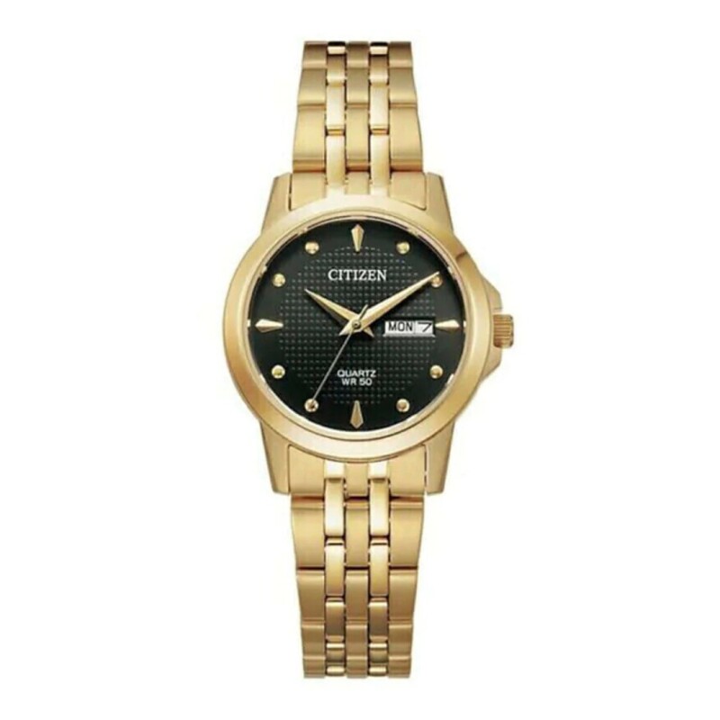 Reloj Citizen EQ0603-59F para dama con correa de acero Dorado