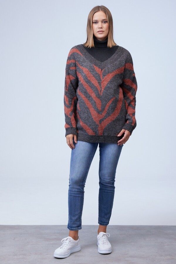 Buzo Print Oversize MULTI/GRIS