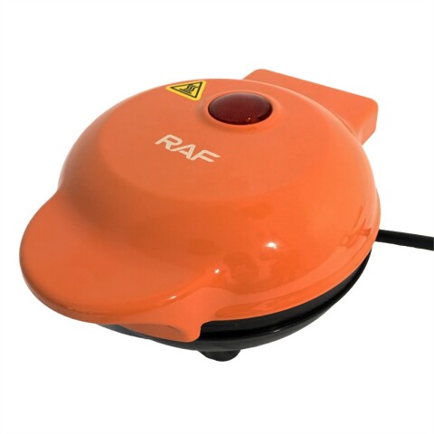 Mini Maquina de Donas 3 Unidas Antiadherente Color Naranja 12 x 18 x 14 cm - RAF - R2219O Mini Maquina de Donas 3 Unidas Antiadherente Color Naranja 12 x 18 x 14 cm - RAF - R2219O