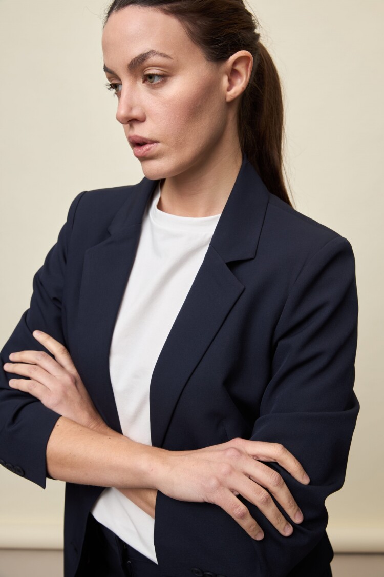BLAZER SEGO Azul Marino