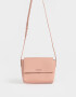 Bandoleras Special Price Clasico Bandolera Cuerina Solapa - Rosa Viejo