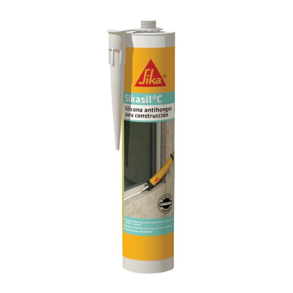 Sikasil C Silicona 280ml Sika Negro