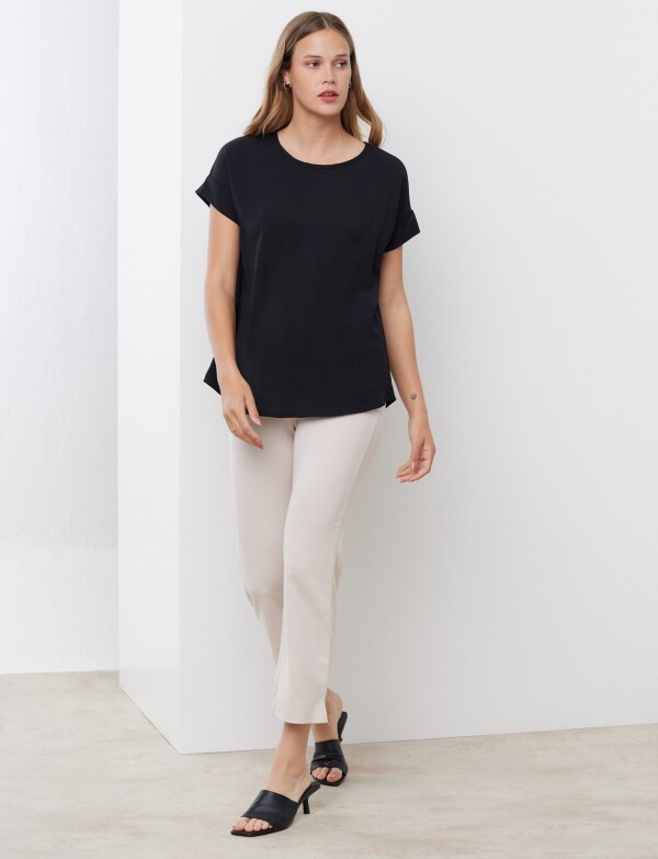 Blusa Crepe NEGRO
