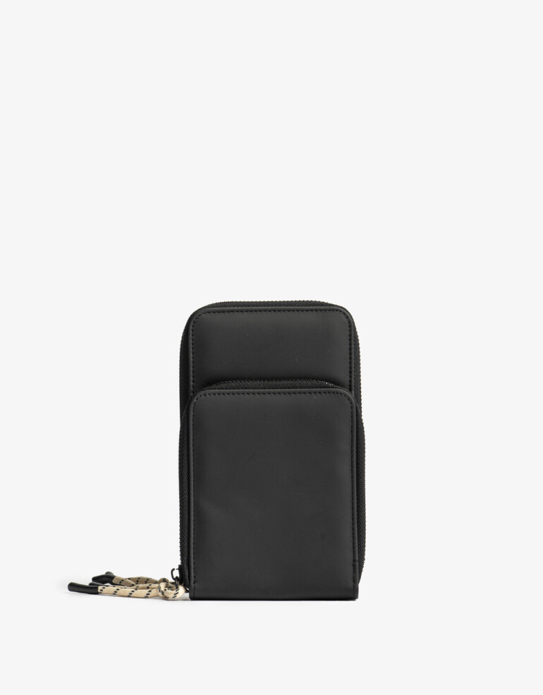 Ficheros Billetera Fichero Con Correa - Negro