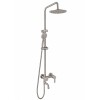 Barral de ducha Monocomando Exterior con transferencia Milano Gris Satinado Barral De Ducha Monocomando Exterior Con Transferencia Milano Gris Satinado