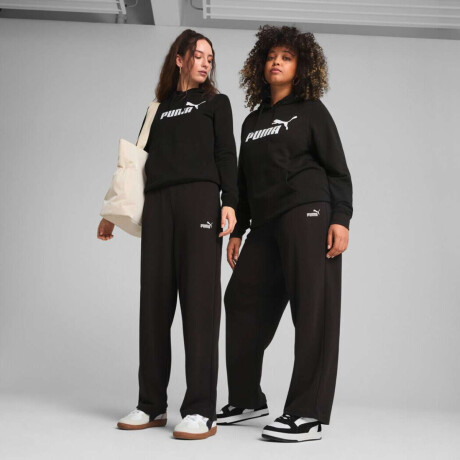 Pantalón Largo Ess No.1 Logo Straight de Mujer Negro