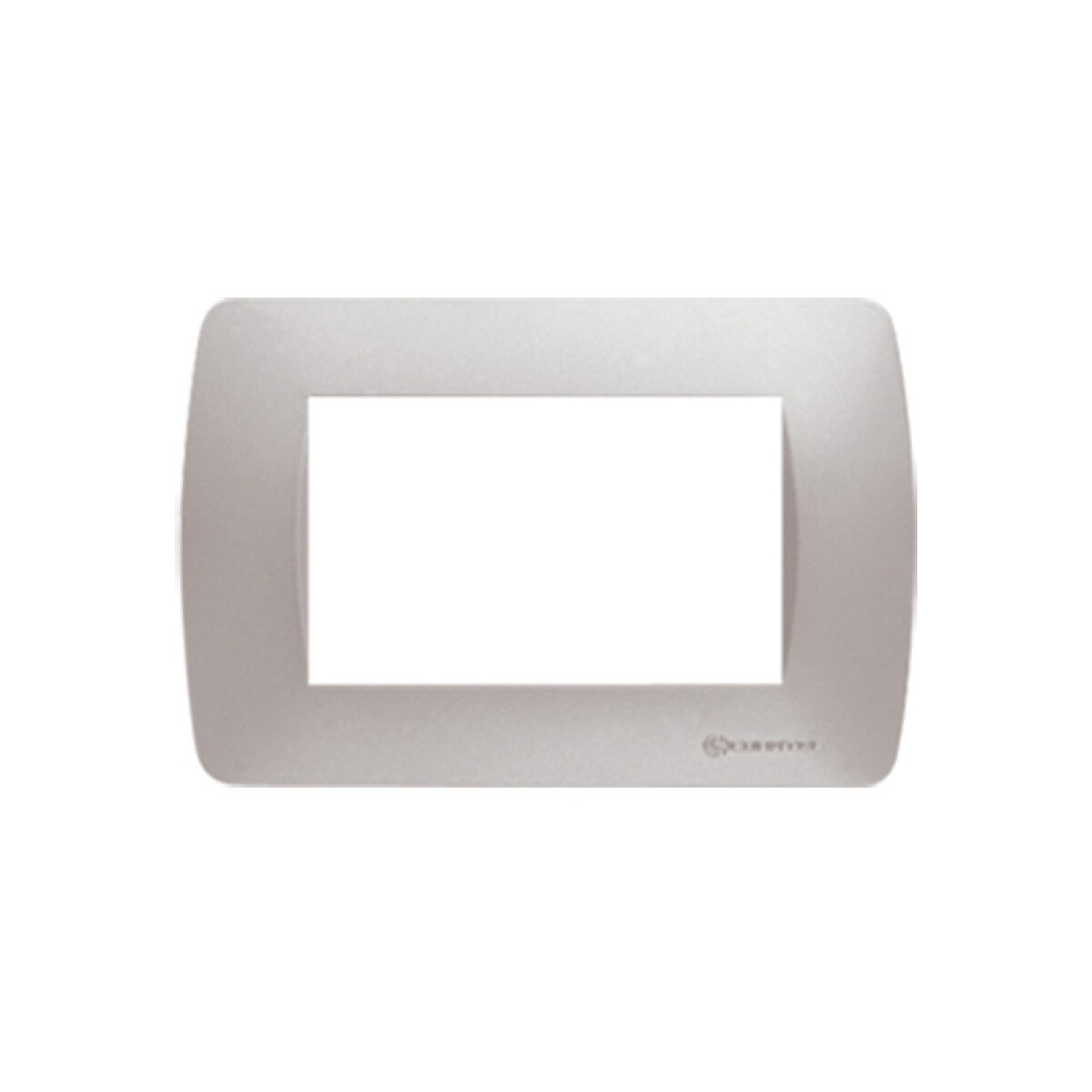 Plaqueta p/3 módulos aluminio - Loft - C56969 