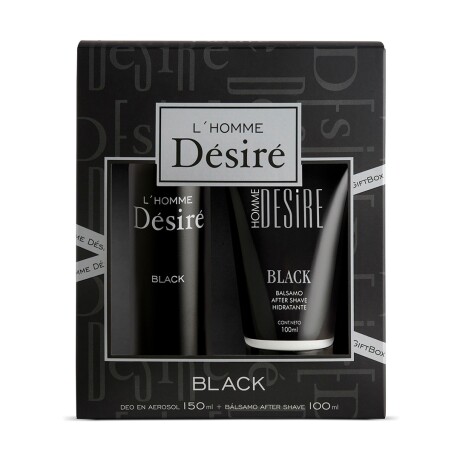 Set Fragancias Desire Black Deo 150ML Bálsamo After Shave 001