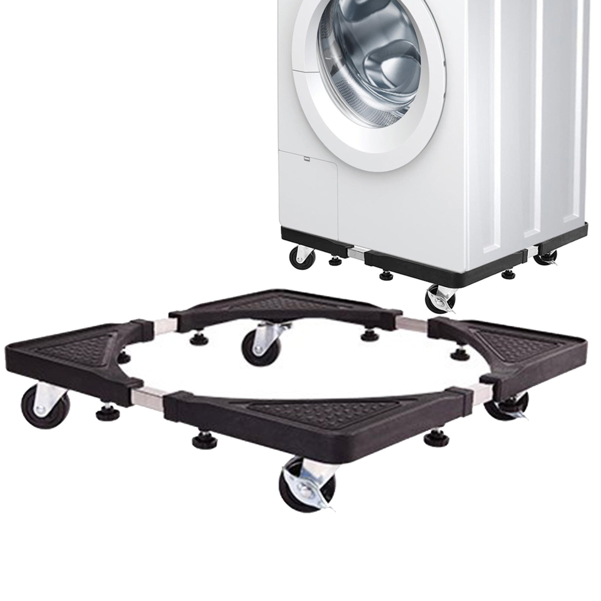 Base soporte multifuncional con ruedas para electrodomésticos