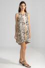 LARA DRESS Feline Cream