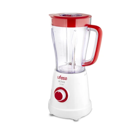 Licuadora Ufesa BS4707 1.5lts 2 velocidades + turbo BLANCO-ROJO