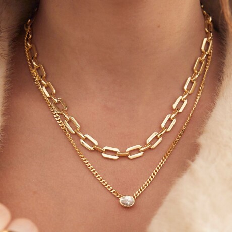 Collar Diamond - Plata y Baño de Oro Collar Diamond - Plata y Baño de Oro