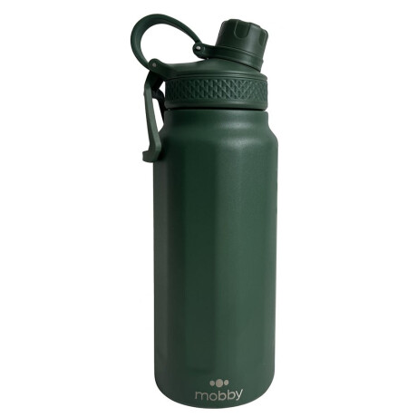 Botella Deportiva Termo Térmico Mobby 750Ml Acero Inoxidable Verde