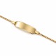 Pulsera con placa Oro 18 Kt Pulsera con placa Oro 18 Kt
