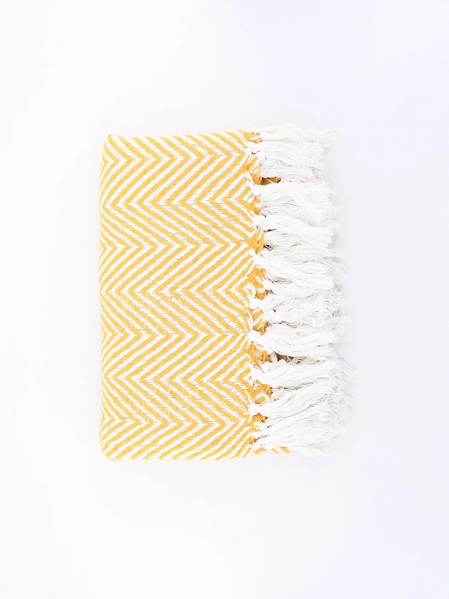 PIE DE CAMA DECO - MOSTAZA 