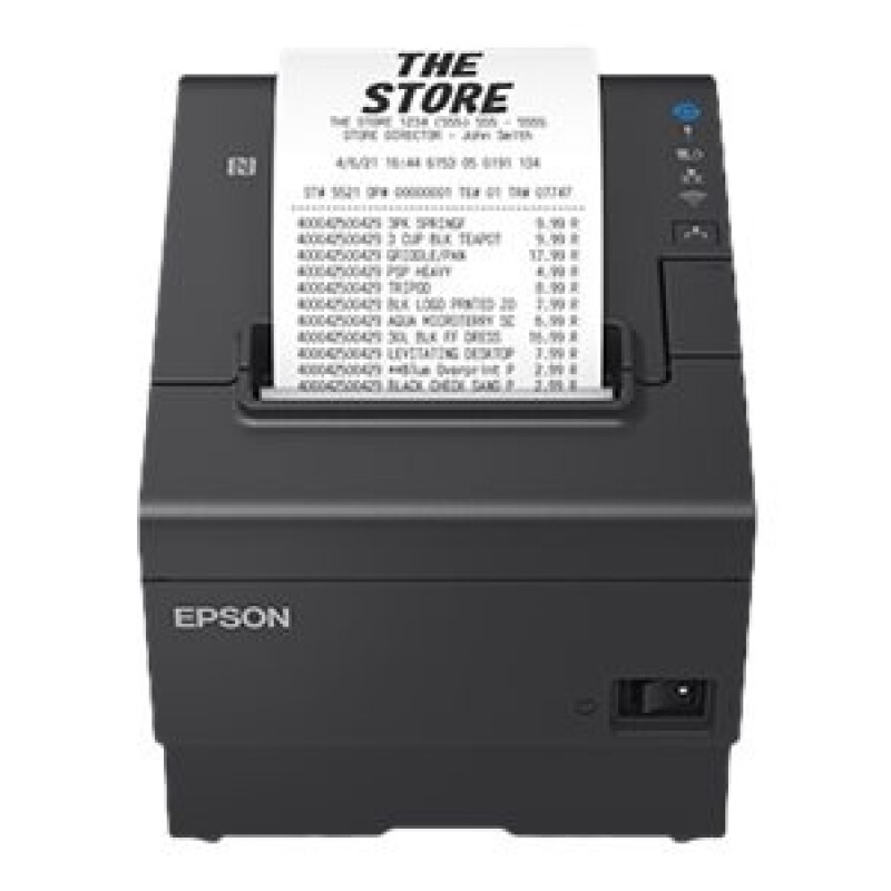 Epson - TM-T88VII - Impresora de recibos - Monocromo - Línea térmica - Rollo (7,95 cm) - 180 ppp - 500 mm/segundo - Wi-Fi / USB Epson - TM-T88VII - Impresora de recibos - Monocromo - Línea térmica - Rollo (7,95 cm) - 180 ppp - 500 mm/segundo - Wi-Fi / USB
