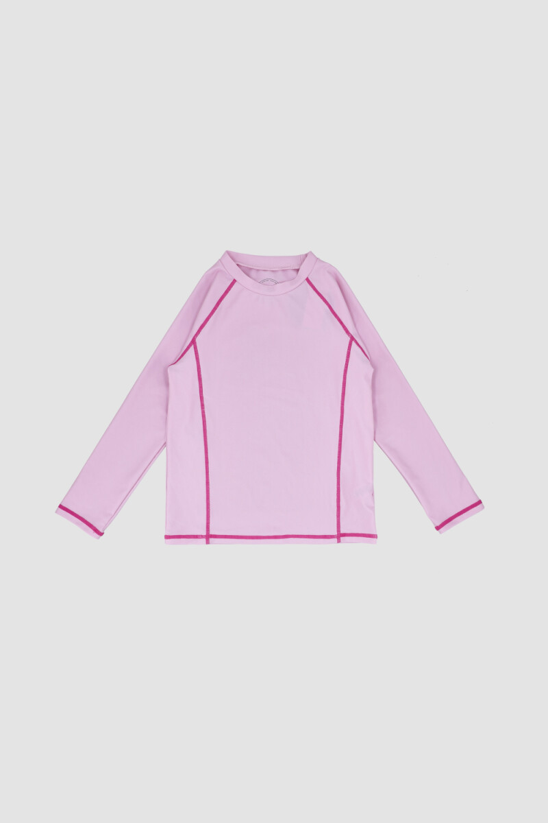 T-SHIRT SOLID 4-16A ROSADO