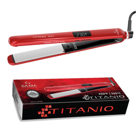 PLANCHA DE PELO GAMA CP14 Titanio RED- Ozono 4D- Digital Sin color
