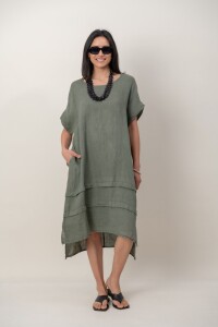 VESTIDO ENKI Verde Seco