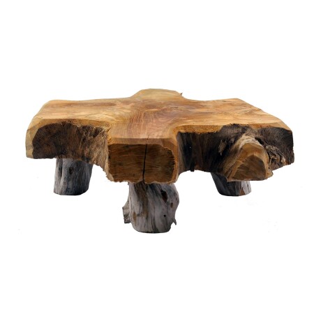 BANDEJA RUSTIC 39*34*13,5 MADERA NATURAL-BEIGE NATURAL