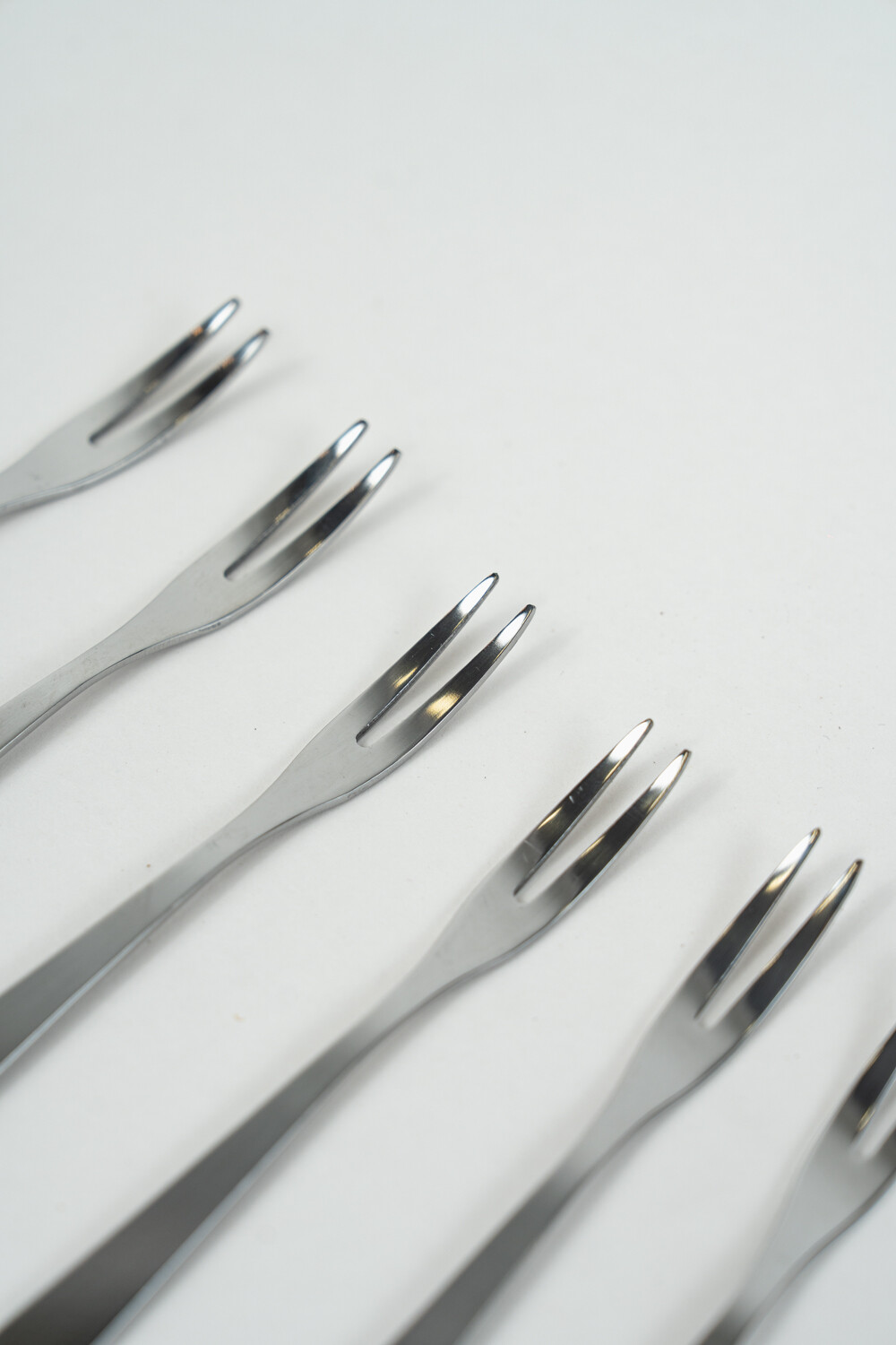 Tenedor Para Fruta Asher, Set 6 Un. Plateado Color Unico