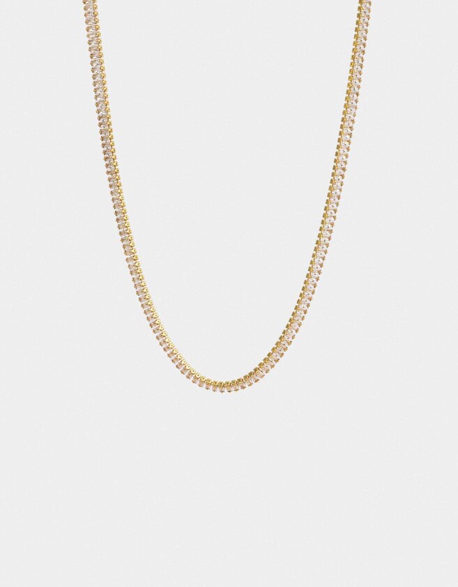 Collares Cortos Premium Gold Collar Corto Bañado En Oro - Dorado