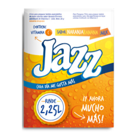 REFRESCO EN POLVO JAZZ NARANJA/BANANA 2.25 LT REFRESCO EN POLVO JAZZ NARANJA/BANANA 2.25 LT