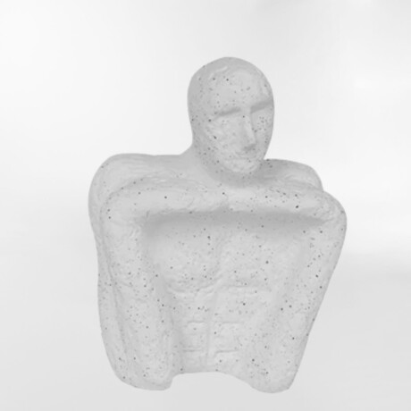 ESCULTURA MAN Blanco - Large