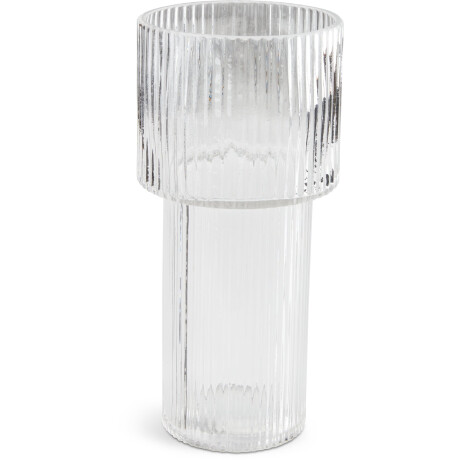 Jarron Rune Ø12Xa25Cm Transparente